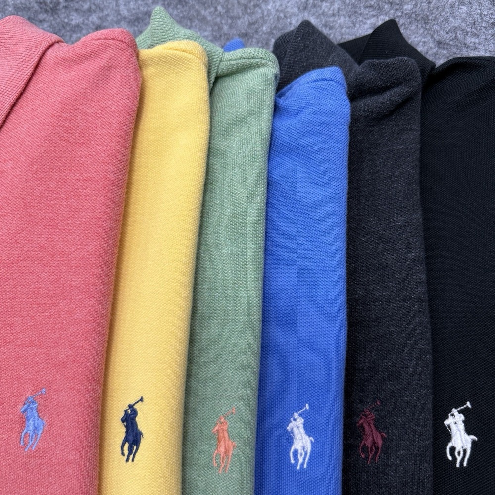 Polo Ralph Lauren polo shirts men's XL colorful classic casual preppy Bundle Lot